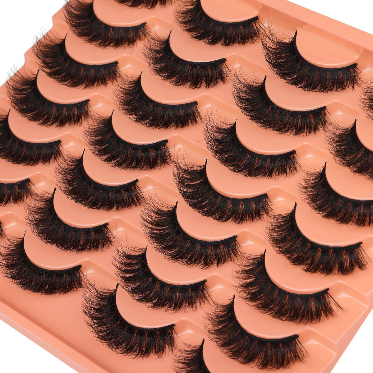 Losha Lightweight Vegan Lashes – Comfortable Reusable Strips for All-Day Wear Without Irritation