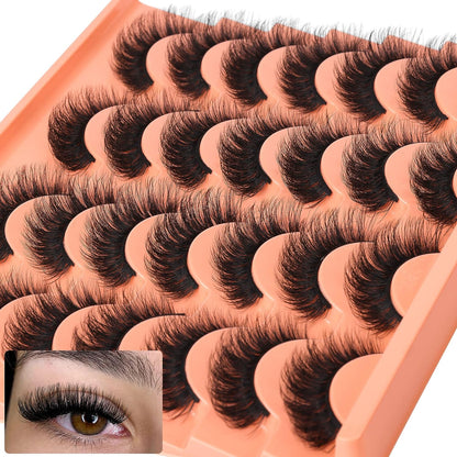 Losha Lightweight Vegan Lashes – Comfortable Reusable Strips for All-Day Wear Without Irritation