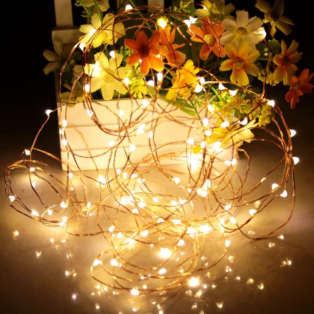Lumify 16ft Copper Wire LED String Lights – Christmas and Holiday Gift for Her, Dimmable Decor Lights for the Home