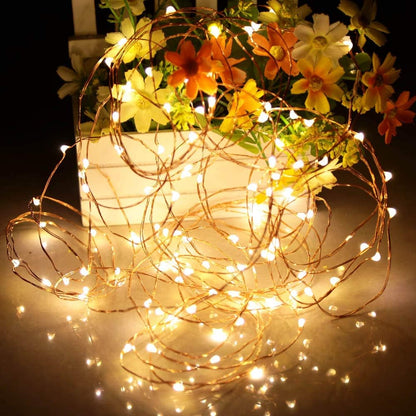 Lumify 16ft Copper Wire LED String Lights – Christmas and Holiday Gift for Her, Dimmable Decor Lights for the Home