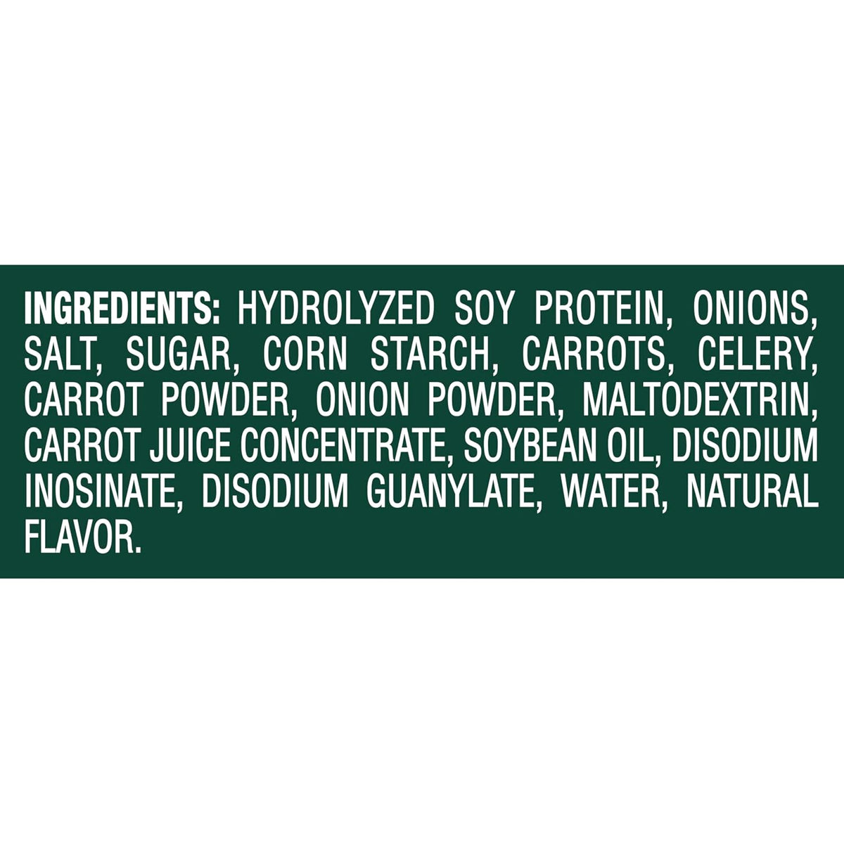 made with genuine fresh vegetables for authentic garden flavor