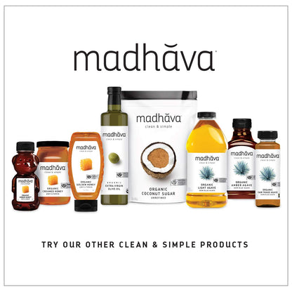 Madhava Organic Amber Agave – Single-Ingredient Sweetener for Clutter-Free Minimalist Kitchens