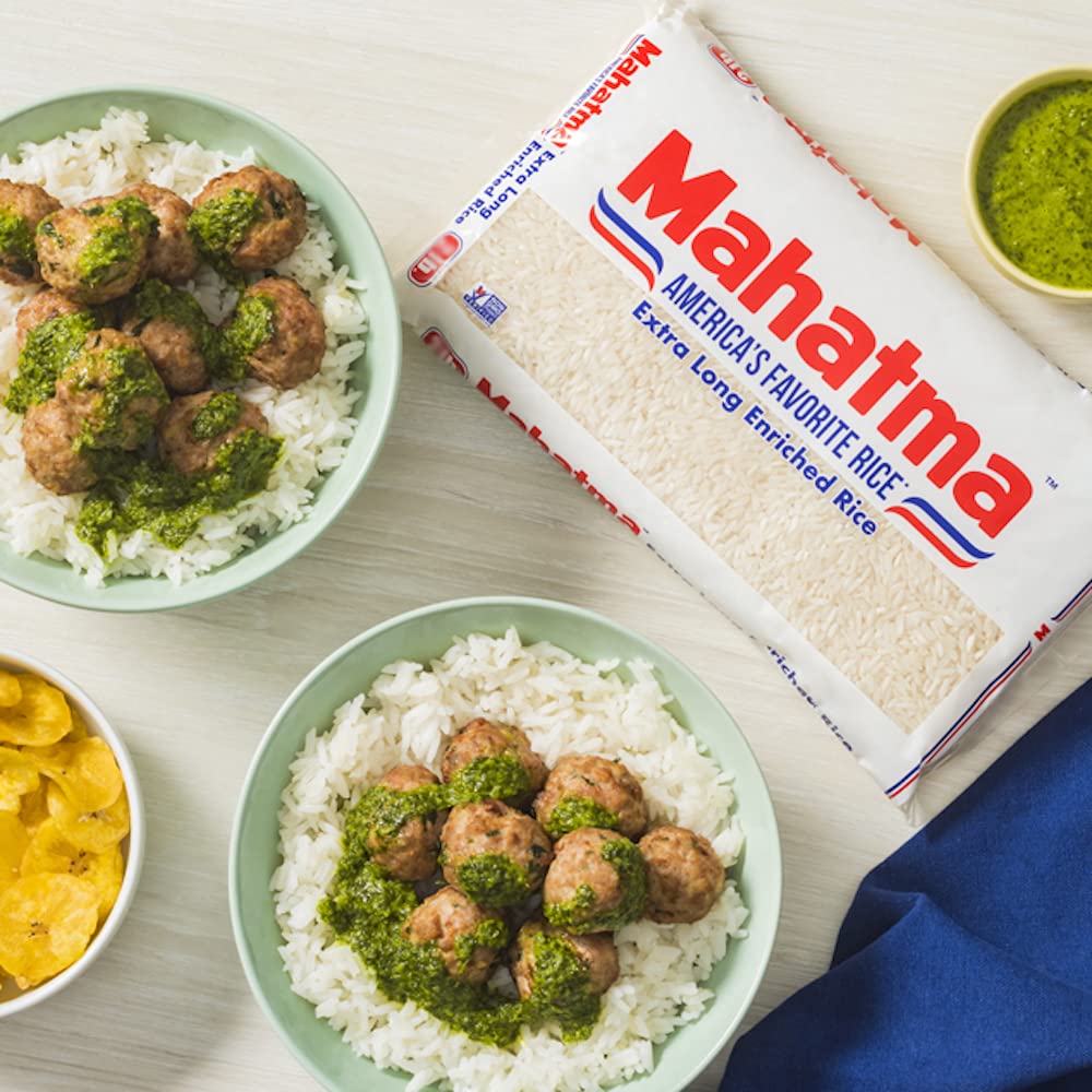 Mahatma Extra-Long-Grain Rice 10lb Bulk – Versatile Side Dish for Casseroles Burrito Bowls and Kid-Approved Dinners