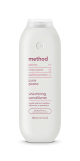 Method Volumizing Conditioner Pure Peace – Aromatherapy Shower Retreat for Thicker-Looking Hair, Paraben-Free Formula
