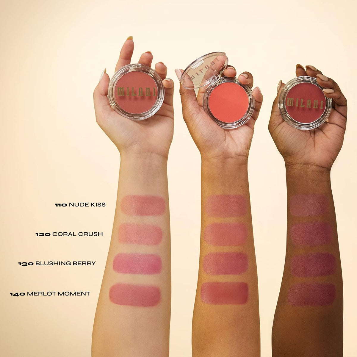 Milani Cheek Kiss Cream Blush – Valentine's Day Beauty Gift for Women Who Love Multi-Use Tints