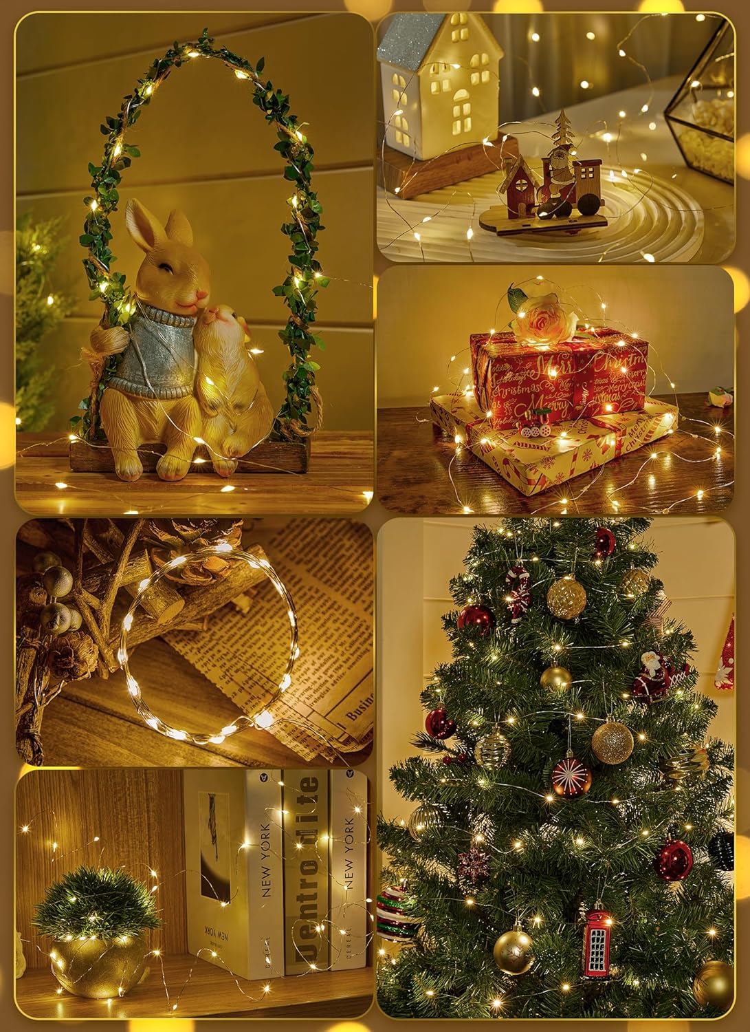 Minetom Safe Battery String Lights – Child Friendly Wall and Ceiling Decor for Boys and Girls Bedrooms