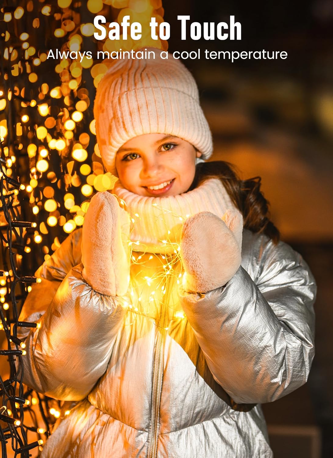 Minetom Twinkle Fairy Lights – Baby Shower Gift for New Moms, Gentle Warm White Night Light String with Remote and Built-in Timer