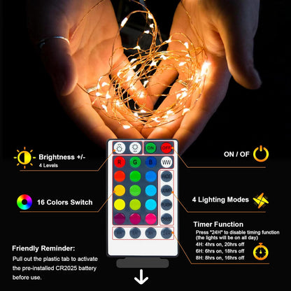 Minimax Weatherproof LED String Lights – Deck and Backyard Decor with 4 Timer Settings
