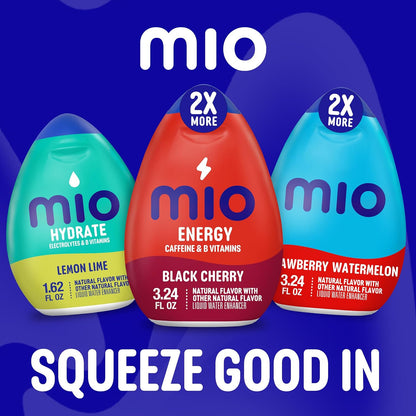 mio Orange Tangerine Squeeze Bottle 3.24 oz – Less-Is-More Hydration for the Modern Minimalist