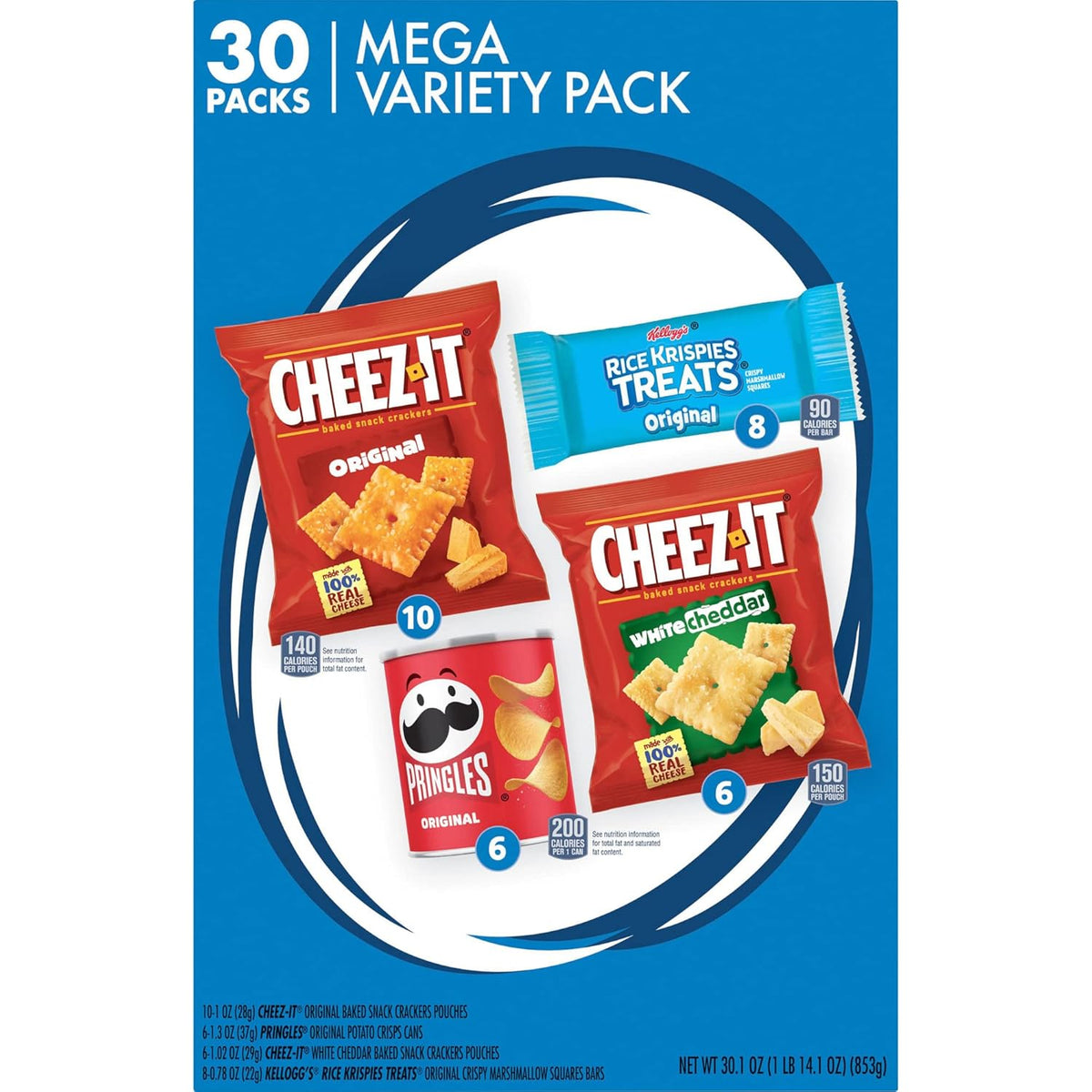 mix of savory cracker, salty crisp, and sweet marshmallow profiles to cover salty and sweet cravings