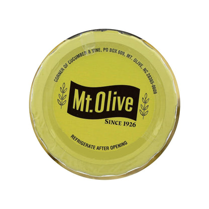 Mount Olive Organic Dill Stuffers – Shelf-Stable Burger Topping for Backyard Cookouts, 16 oz