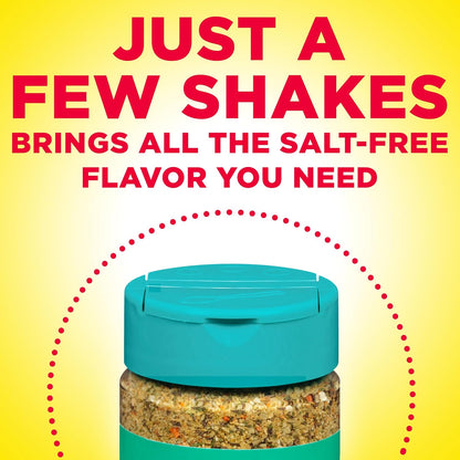 Mrs. Dash Garlic & Herb Salt-Free Blend, Weekend BBQ and Picnic Seasoning for Low-Sodium Crowd Pleasers