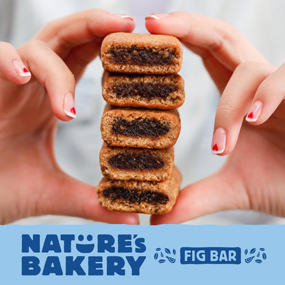 Nature's Bakery Whole Wheat Fig Bars – Healthy Gift Basket Snack for Teachers, Vegan Twin Pack Variety