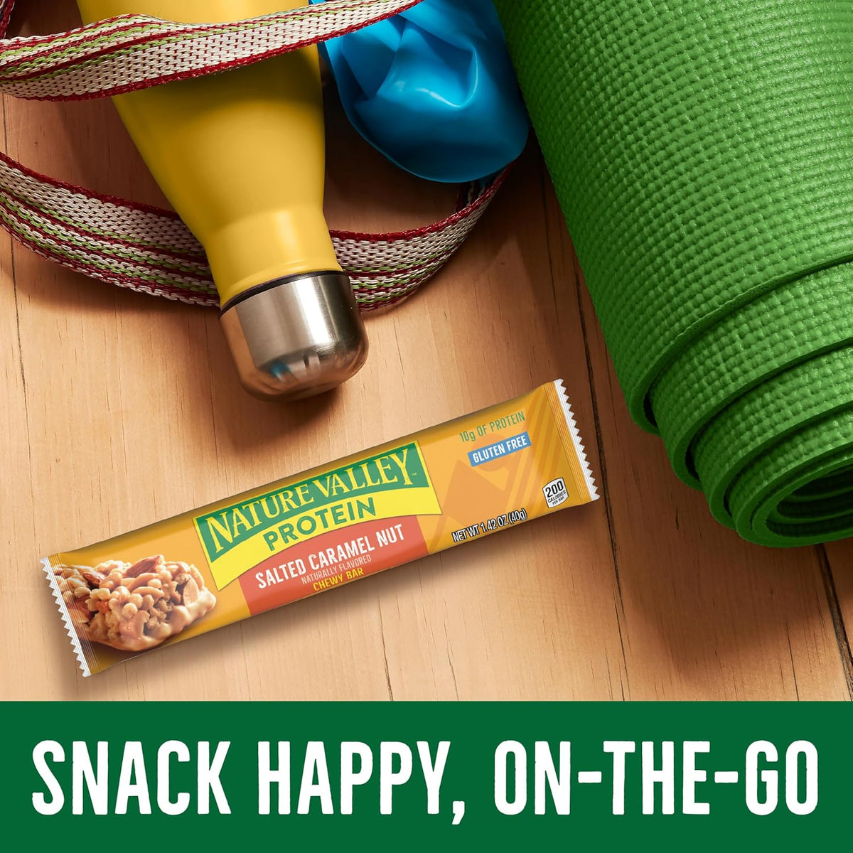 Nature Valley Protein Chewy Bars – Nutritious Lunchbox Treat Kids Love, No Artificial Colors Blueberry Nut 5 Pack