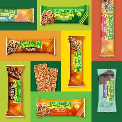 Nature Valley Protein Chewy Bars – Nutritious Lunchbox Treat Kids Love, No Artificial Colors Blueberry Nut 5 Pack