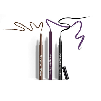 Neutrogena Intense Gel Eyeliner – Self-Care Eye Makeup for Daily Beauty Rituals, Smudge-Proof Vitamin E Pencil
