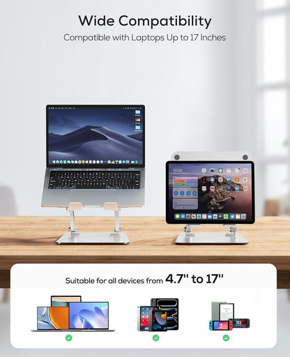 Nulaxy Foldable Computer Riser – Thoughtful Gift for Software Developers and Creative Professionals
