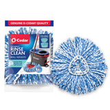 O-Cedar RinseClean Spin Mop Replacement – Pristine Floor Aesthetic for Mudrooms, Dining Rooms and Bedrooms