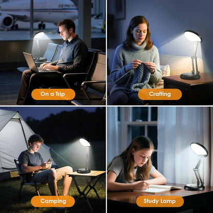 One Fire Portable Designer Lamp for Studio Apartment, Slim Rechargeable LED with Touch Memory Function