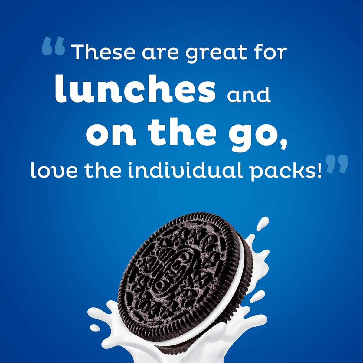 OREO 2-Cookie Snack Packs, Portion-Controlled Travel Treats for Hiking Backpacks and Hotel Rooms