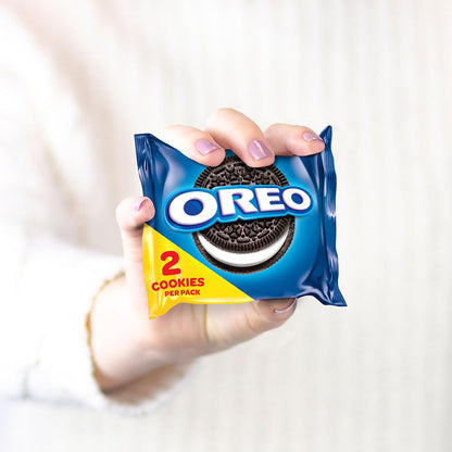 OREO 2-Cookie Snack Packs, Portion-Controlled Travel Treats for Hiking Backpacks and Hotel Rooms
