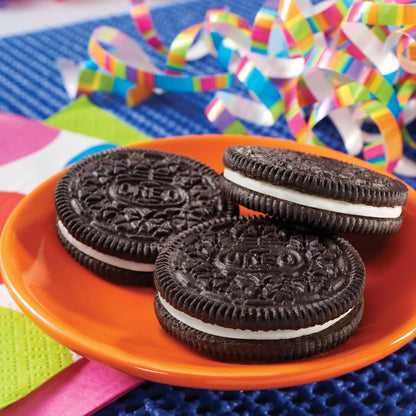 OREO Chocolate Sandwich Cookies, Bulk 3-Pack – Camping and Picnic Dessert Pack, On-the-Go Resealable