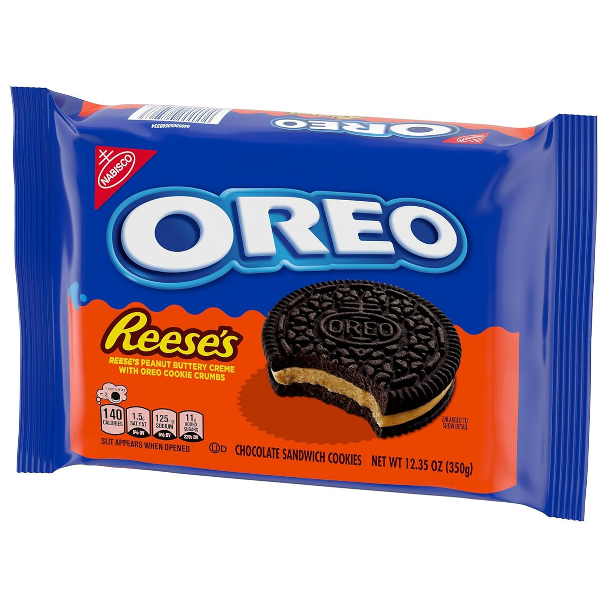 OREO REESE'S Peanut Butter Creme Cookies – Holiday Hostess Gift Snack for Friends and Coworkers, Pack of 2