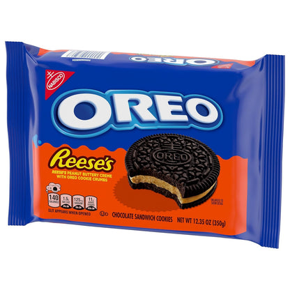 OREO REESE'S Peanut Butter Creme Cookies – Holiday Hostess Gift Snack for Friends and Coworkers, Pack of 2
