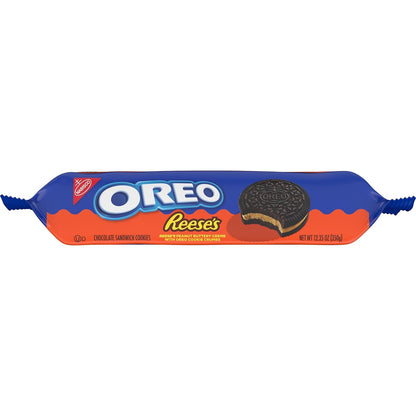 OREO REESE'S Peanut Butter Creme Cookies – Holiday Hostess Gift Snack for Friends and Coworkers, Pack of 2