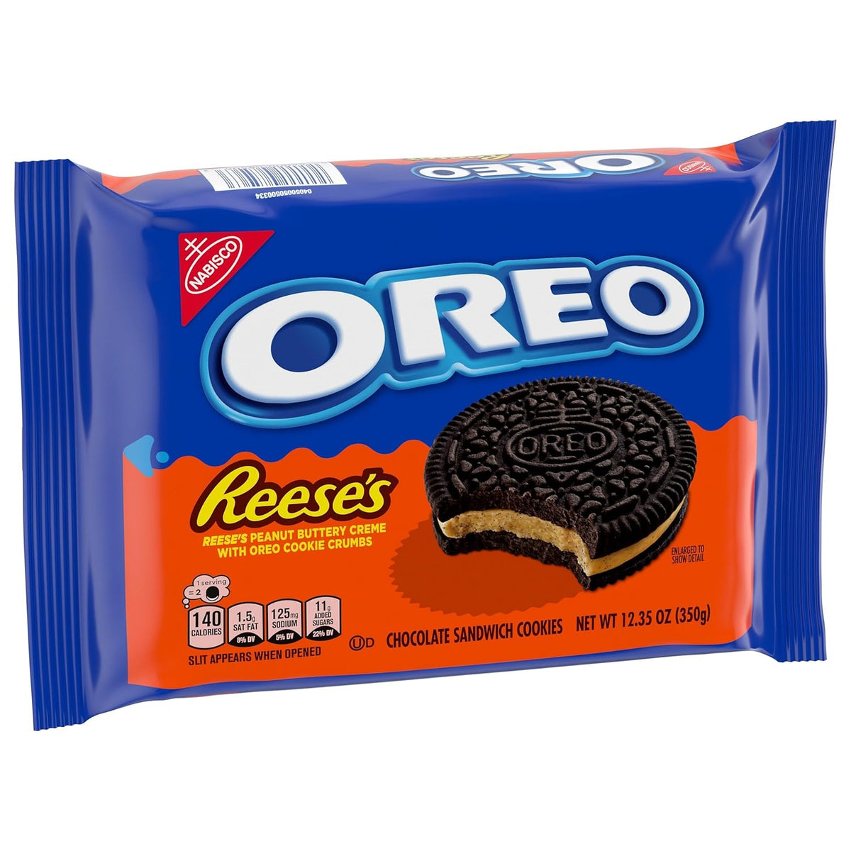 OREO REESE'S Peanut Butter Creme Cookies – Holiday Hostess Gift Snack for Friends and Coworkers, Pack of 2