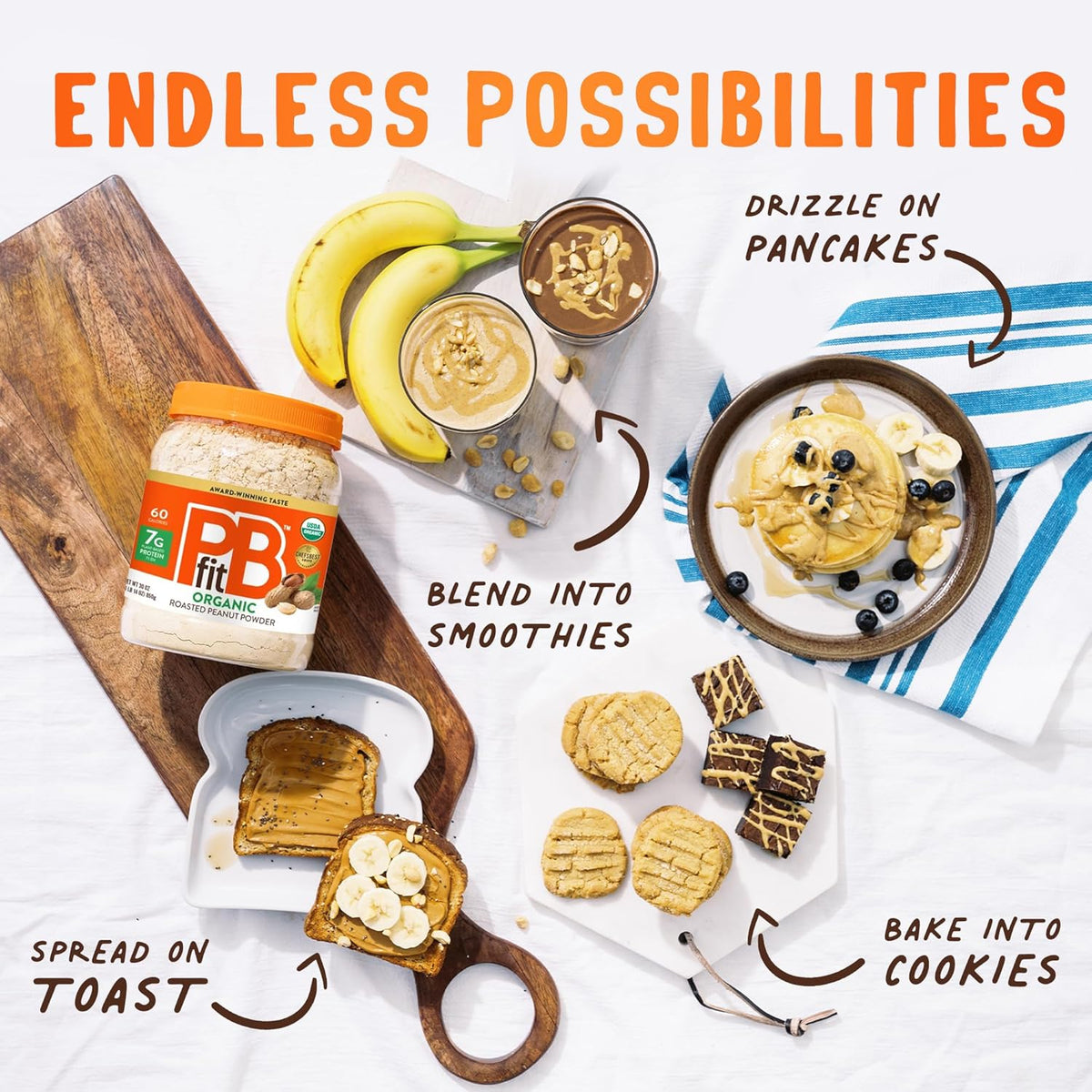 PBfit Peanut Butter Powder – Subscribe and Save Staple for Intentional Meal Prep