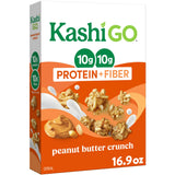 Kashi GO Protein Cereal – Indulgent Peanut Butter Cluster Cereal for Health-Conscious Wellness Mornings, 16.9oz