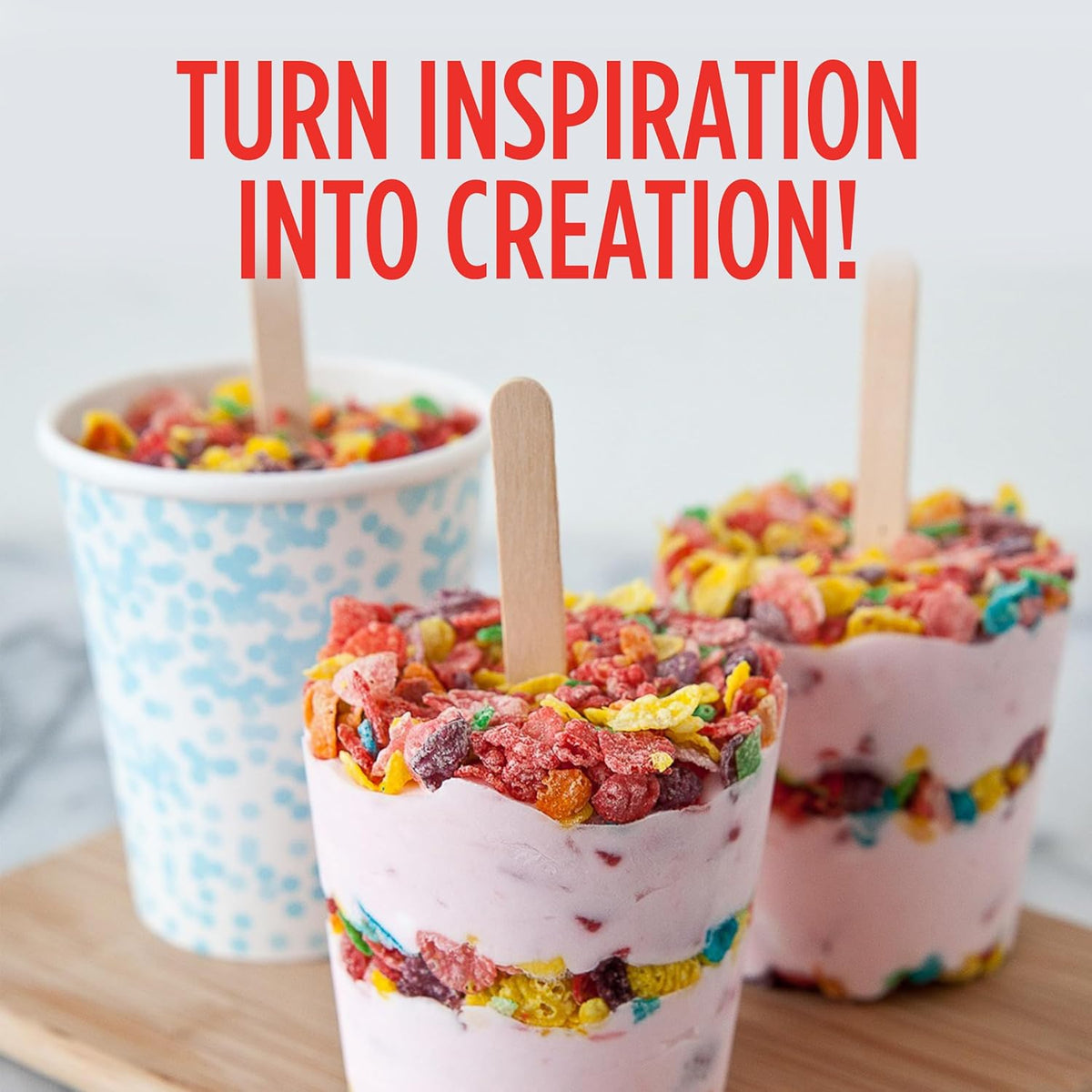 Post Fruity PEBBLES Marshmallow Cereal – Bright Colorful Cereal Box for 90s Inspired Kitchen