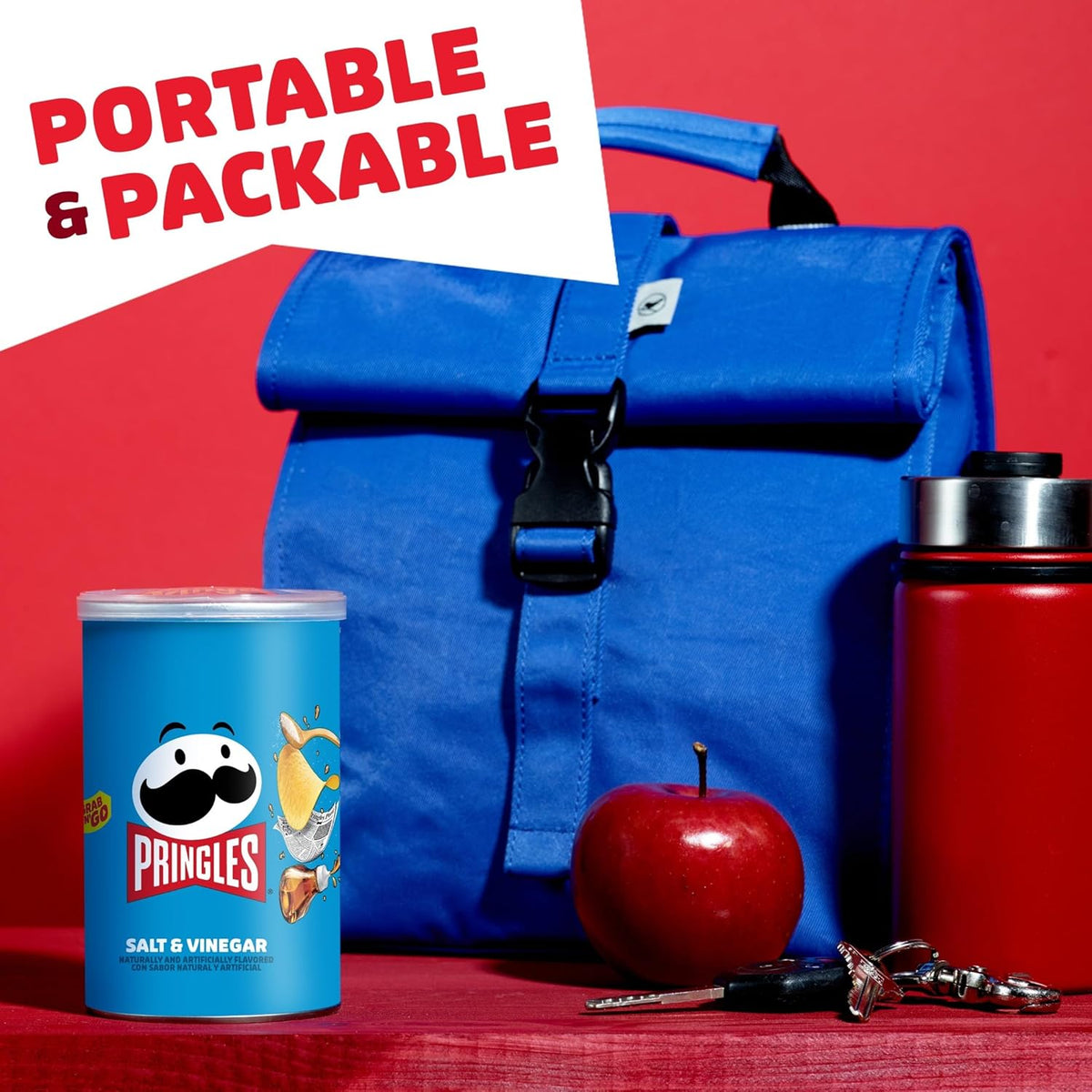 Pringles Single-Serve Crisps – Portable Snack Cans for Camping, Picnics, and Road Trips