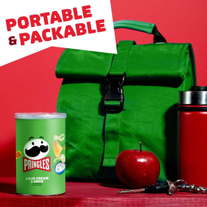 Pringles Single-Serve Crisps – Portable Snack Cans for Camping, Picnics, and Road Trips