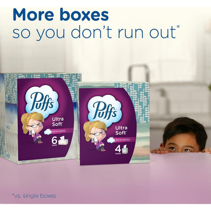 Puffs Rectangular Tissue Boxes – Coordinated Soft Touch Finishing for Bedroom Nightstands