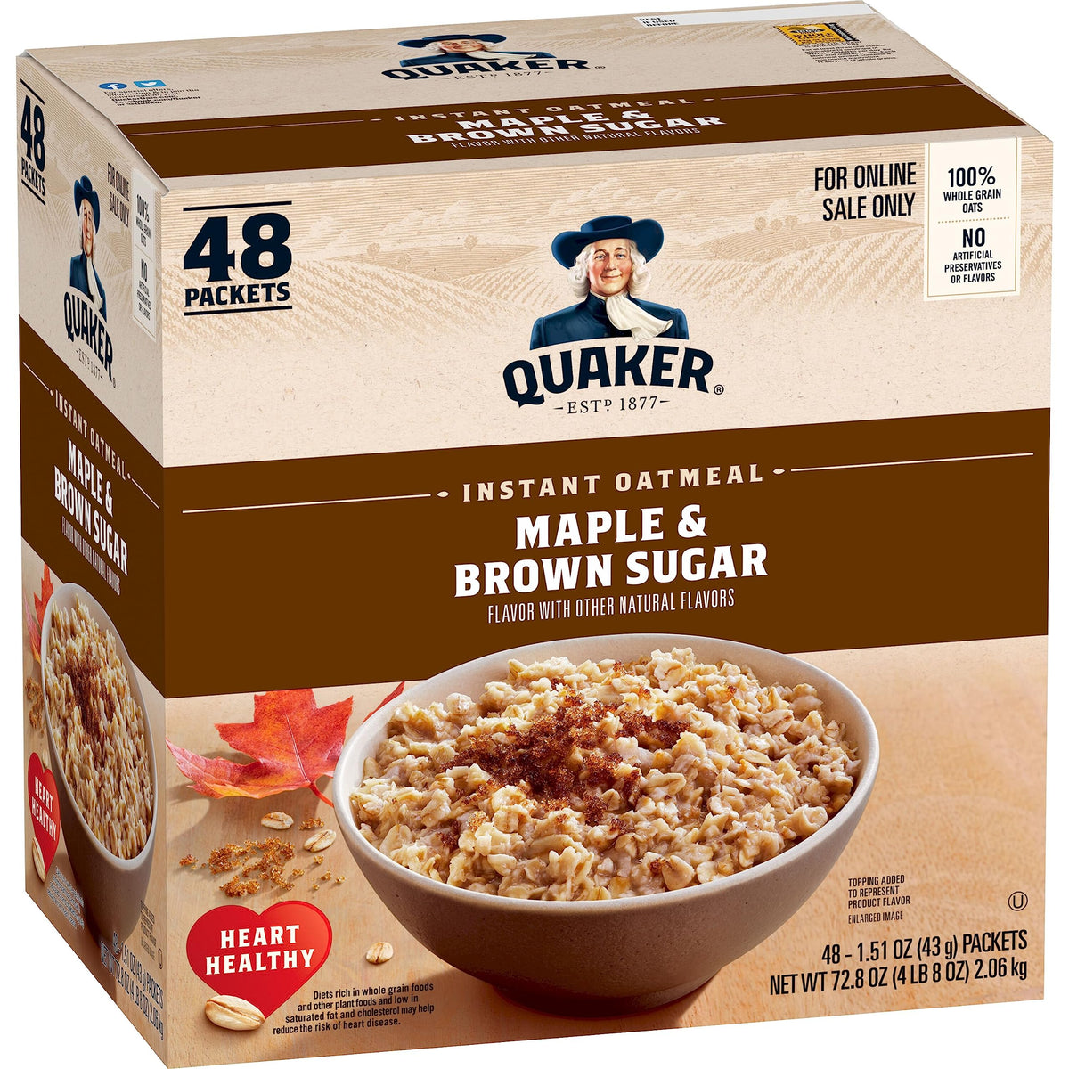 Quaker Immunity Instant Oatmeal – Back to Back Meeting Morning Fuel, Single-Serve Oat Packets for Distraction Free Routines