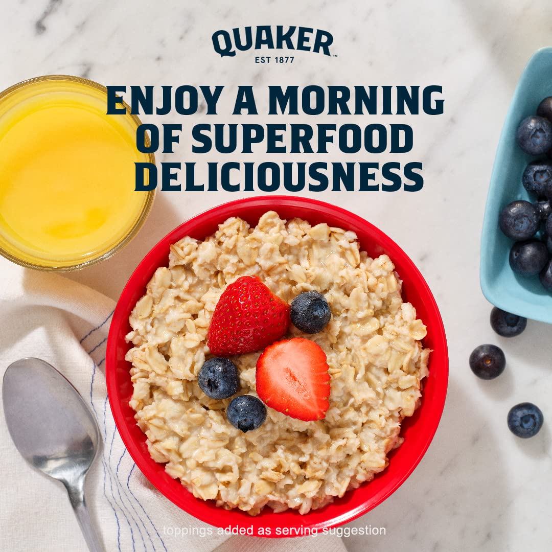 Quaker Immunity Instant Oatmeal – Back to Back Meeting Morning Fuel, Single-Serve Oat Packets for Distraction Free Routines