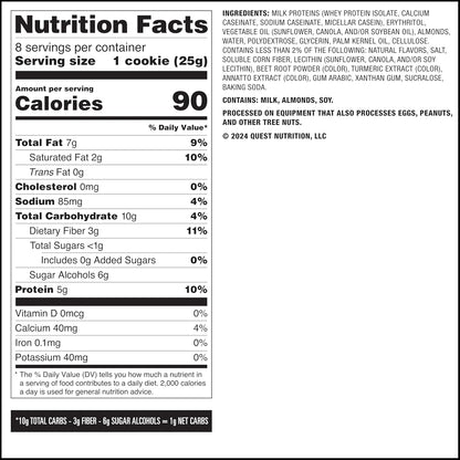Quest Nutrition Frosted Protein Cookies – Afternoon Focus Snack for Remote Workers, Macro-Friendly Frosted Cookie