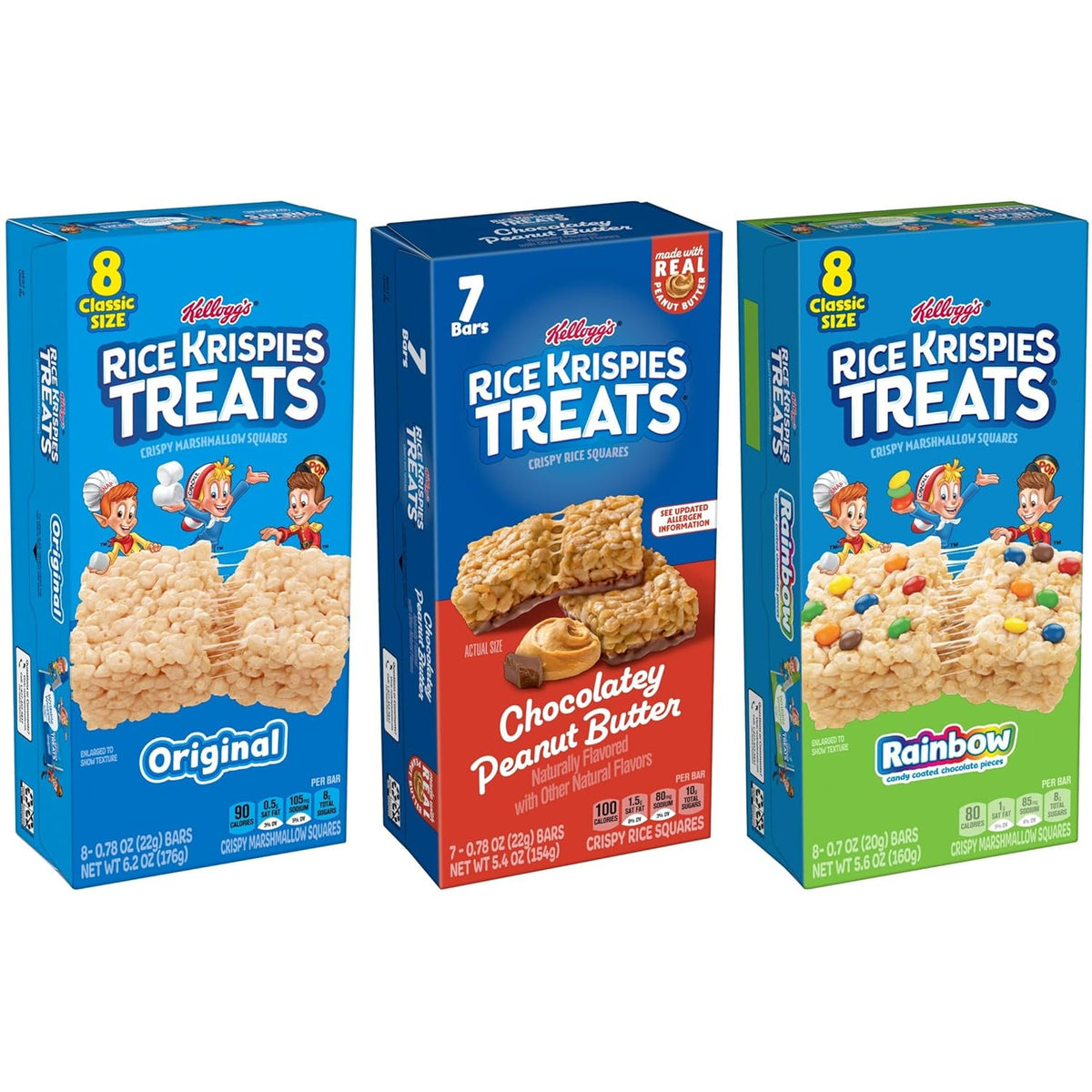 Rice Krispies Treats Individually Wrapped Bars for Shared Office Snack Stations Conference Rooms and Cubicle Stashes
