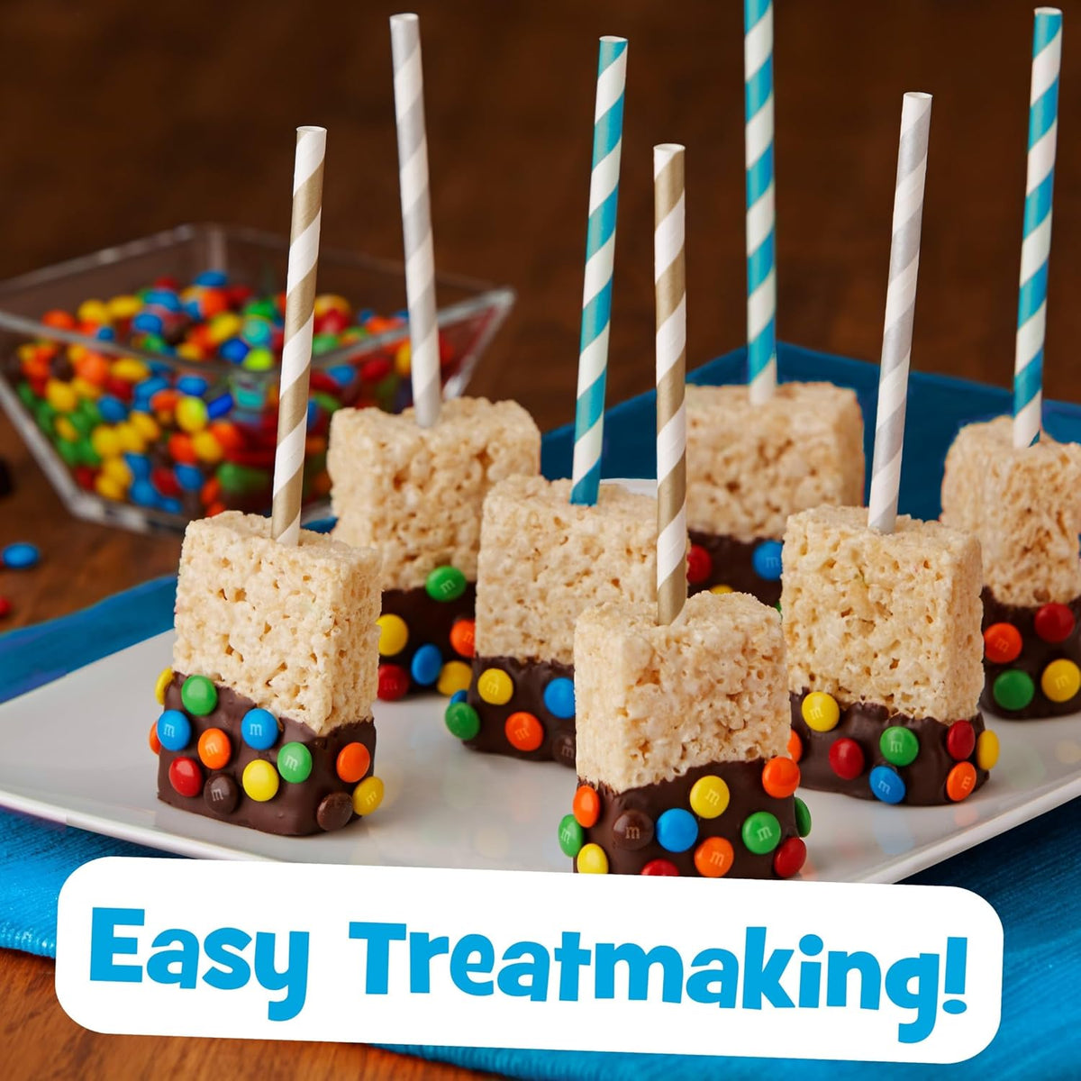 Rice Krispies Treats Pre-Made Sheet – Safe, No-Bake Dessert Base for Playdate Treats, 32oz Bag