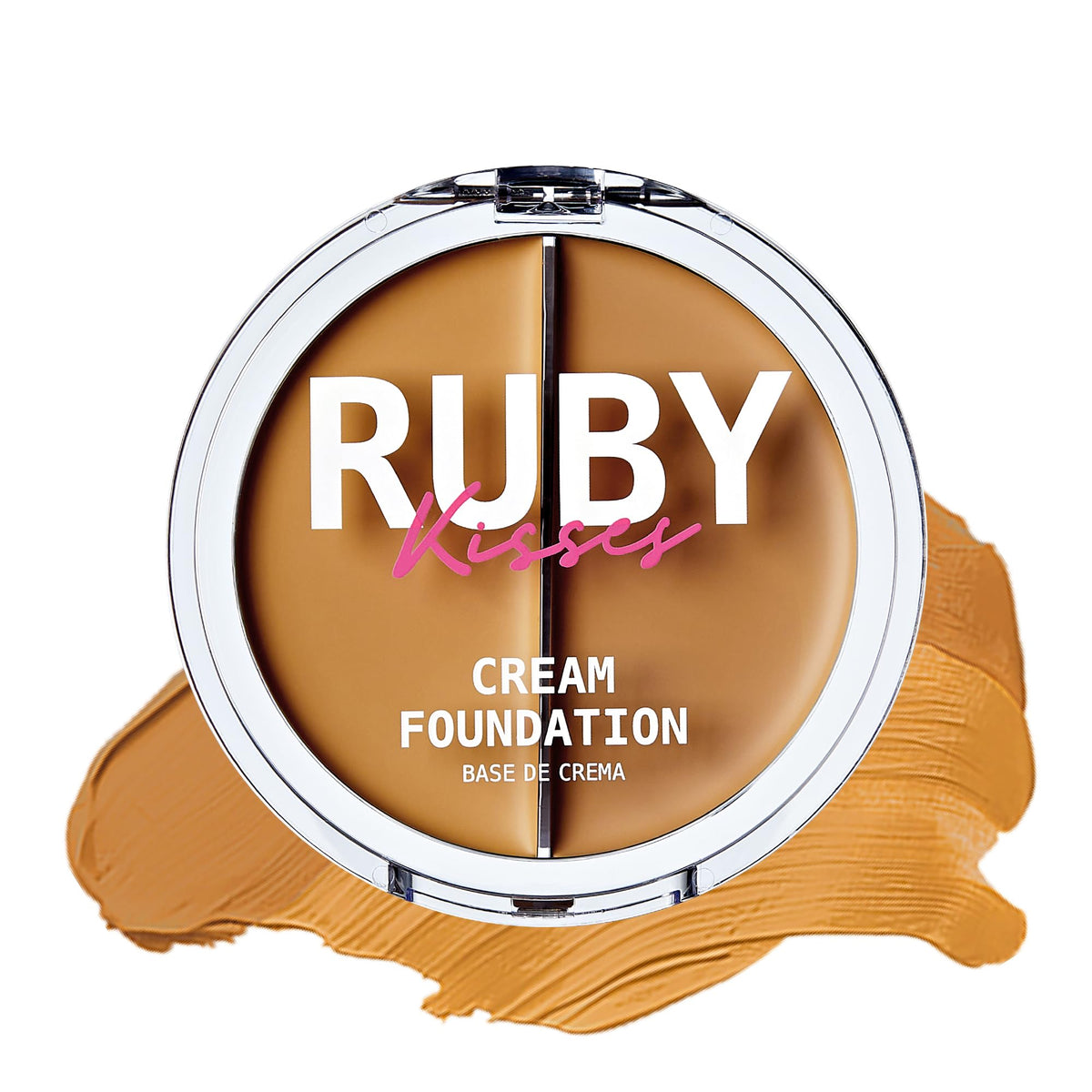 Ruby Kisses 3D Face Creator Cream Foundation &amp;amp; Concealer, 12 Hours Long Lasting, Medium to Full Coverage, Non-Greasy, Ideal for Makeup &amp;amp; Contour Palette (Level 6)
