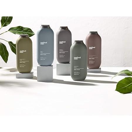 sandalwood + vetiver fragrance (plus 3 additional scent variants: sea + surf, juniper + sage, cedar + cypress)