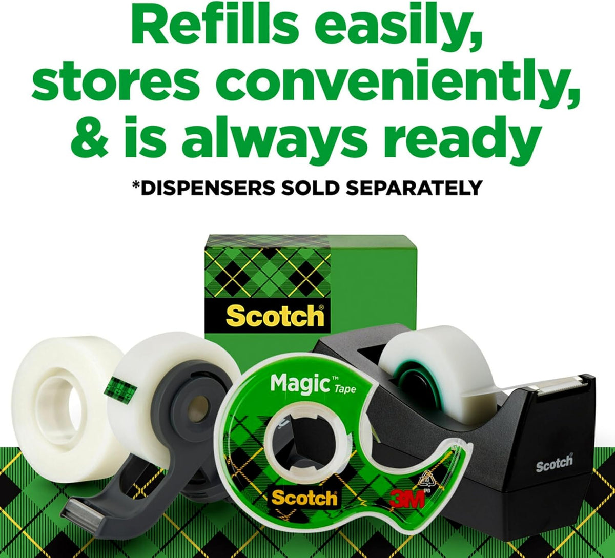 Scotch Magic Tape 6-Roll Bundle as Practical Holiday Gift for Teachers and Office Workers