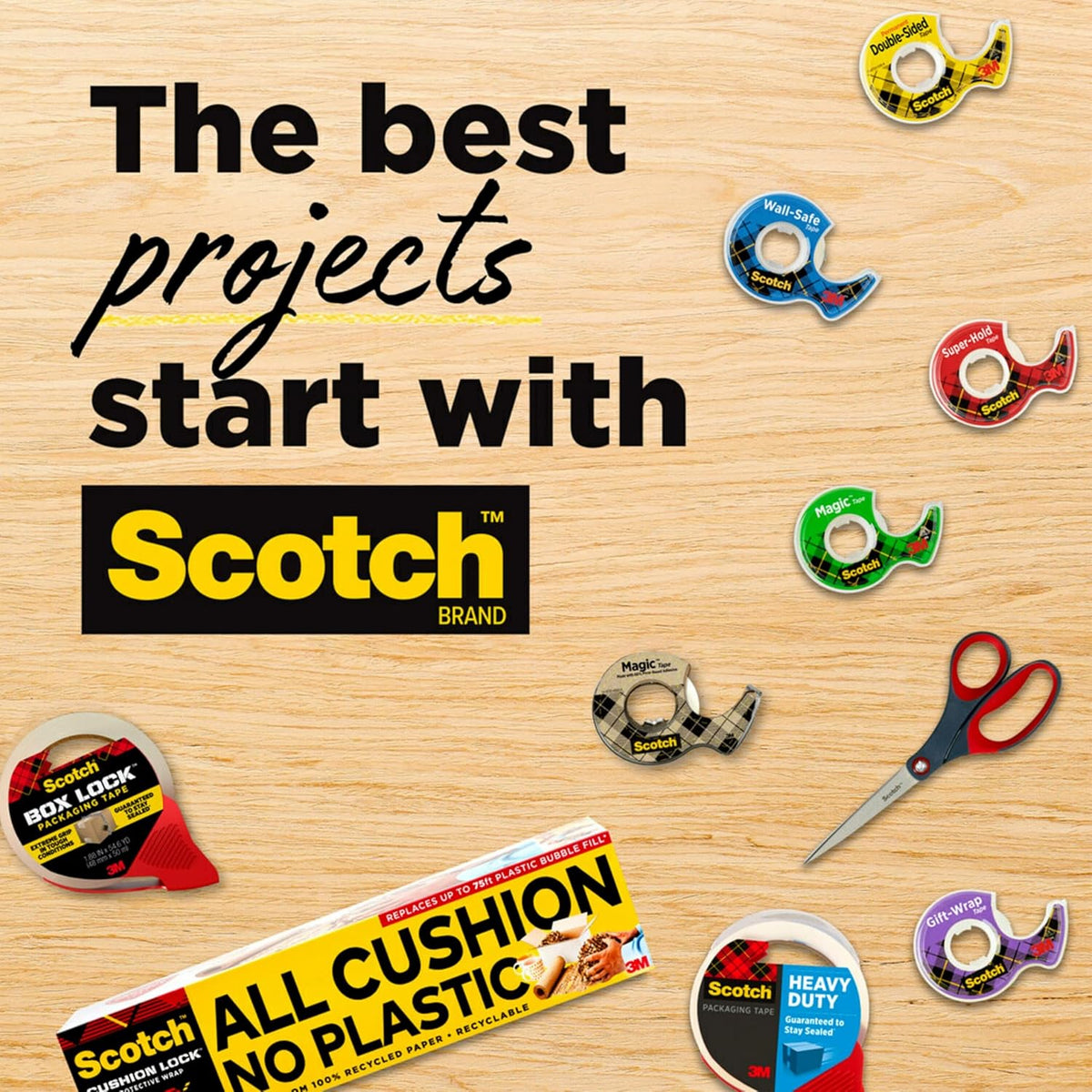 Scotch Magic Tape 6-Roll Bundle as Practical Holiday Gift for Teachers and Office Workers