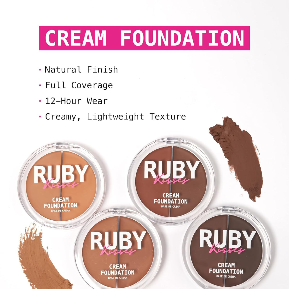 semi-matte finish that controls shine
