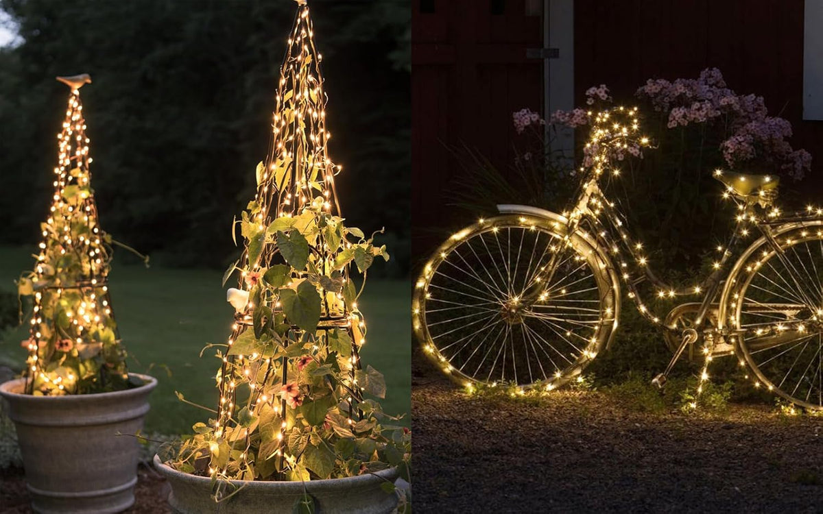 Solhice LED Fairy Lights 2 Pack 40ft – Baby Nursery Night Light Decor with Cool Bulbs and 6 Hour Timer