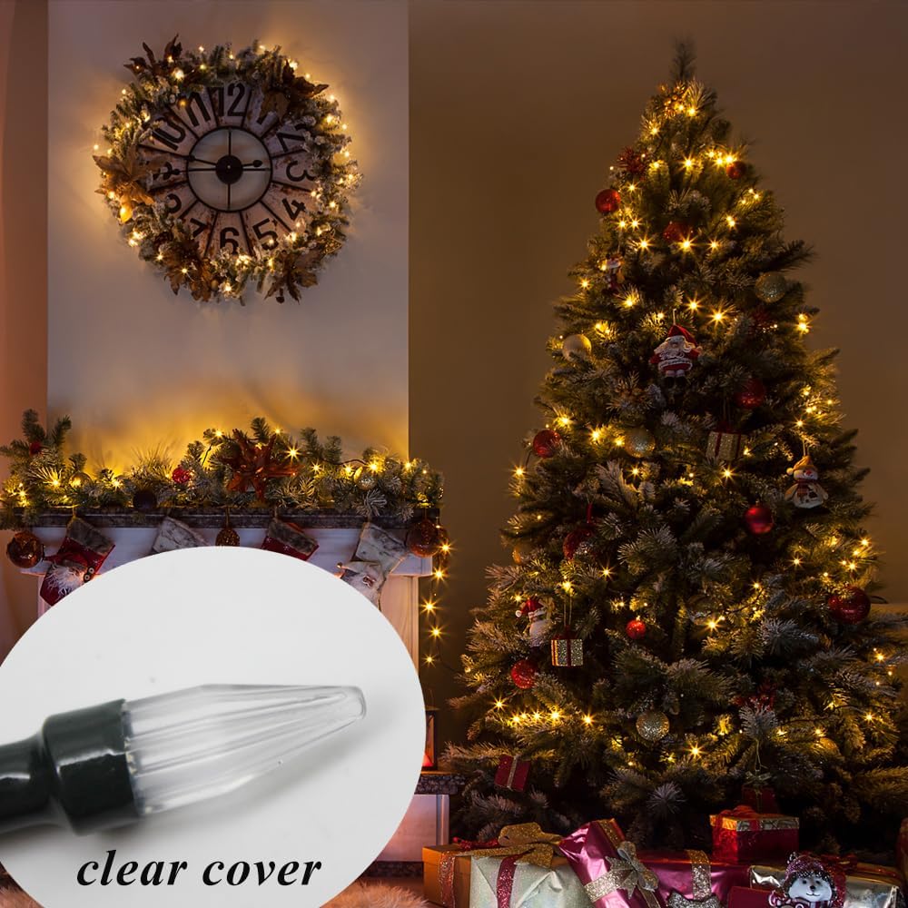 Solhice LED Fairy Lights 2 Pack 40ft – Baby Nursery Night Light Decor with Cool Bulbs and 6 Hour Timer