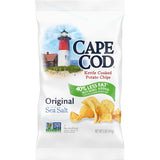 Cape Cod Reduced Fat Sea Salt Chips – Non GMO Guilt Free Snack for Self Care Snack Time