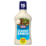 Kraft Classic Ranch Dressing – Streamlined Condiment for Home Office Lunches and On-the-Go Workday Wraps